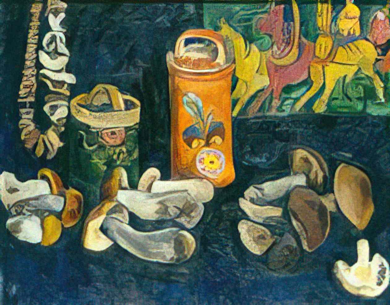 Pyotr Konchalovsky mushrooms 1911 Art A4 Photo Print