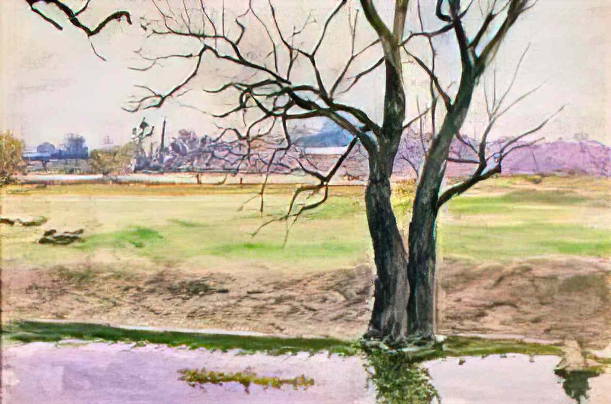Pyotr Konchalovsky near maloyaroslavets 1951 Art A4 Photo Print