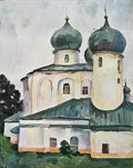 Pyotr Konchalovsky novgorod anthony the roman 1925 1 Art A4 Photo Print