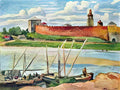 Pyotr Konchalovsky novgorod kremlin detinets 1925 Art A4 Photo Print