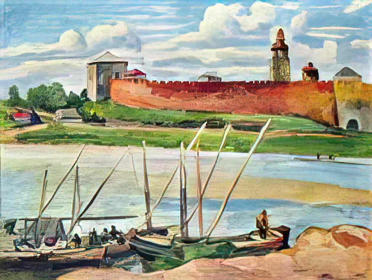 Pyotr Konchalovsky novgorod kremlin detinets 1925 Art A4 Photo Print