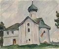 Pyotr Konchalovsky novgorod the church 1925 Art A4 Photo Print