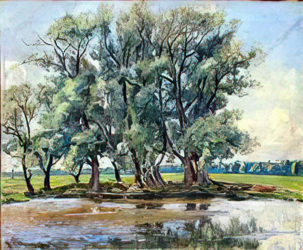 Pyotr Konchalovsky okorokovo pond 1946 Art A4 Photo Print