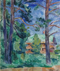 Pyotr Konchalovsky outbuilding in the garden 1918 Art A4 Photo Print