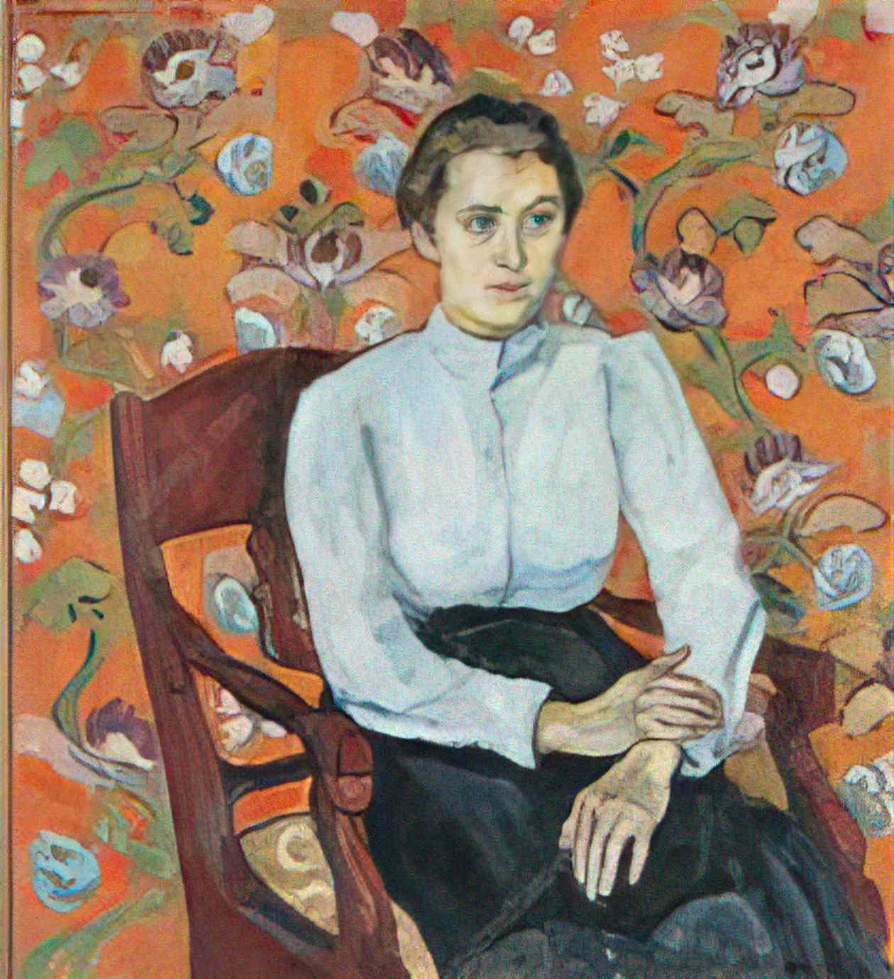 Pyotr Konchalovsky pasha on flowers 1909 Art A4 Photo Print
