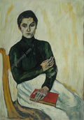 Pyotr Konchalovsky pasha with the red book on white 1909 Art A4 Photo Print