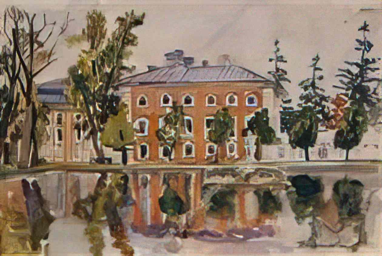 Pyotr Konchalovsky peterhof palace 1931 Art A4 Photo Print