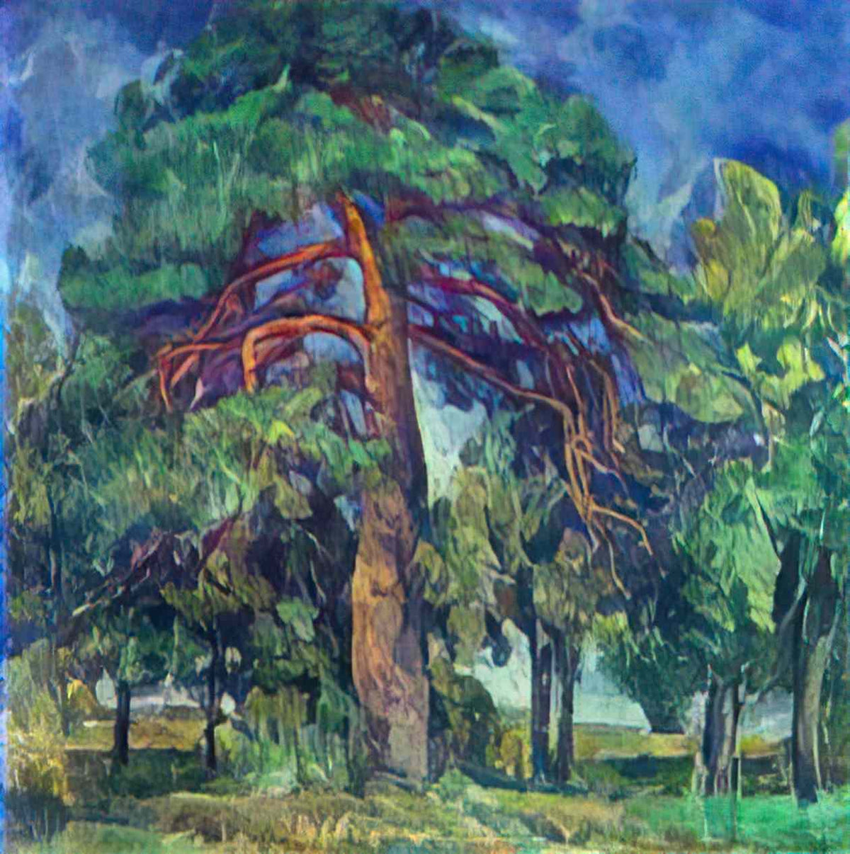 Pyotr Konchalovsky pine tree 1920 Art A4 Photo Print