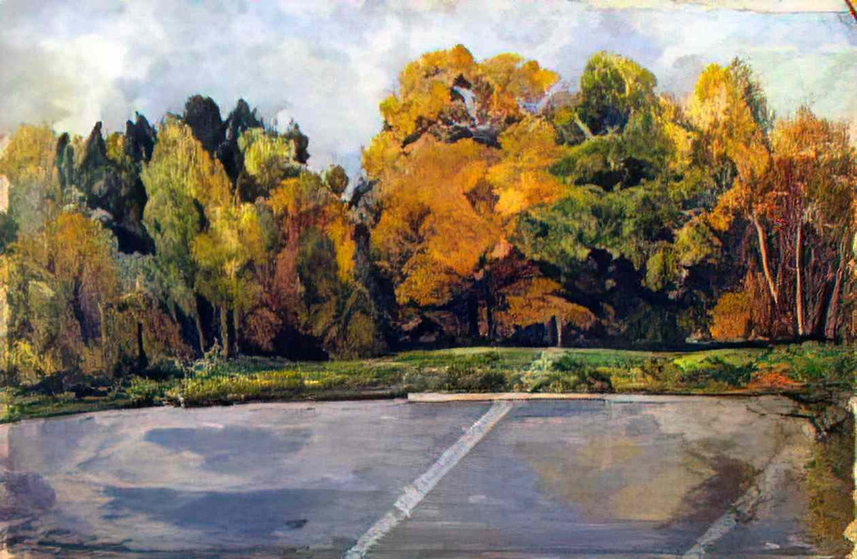 Pyotr Konchalovsky pond 1921 Art A4 Photo Print