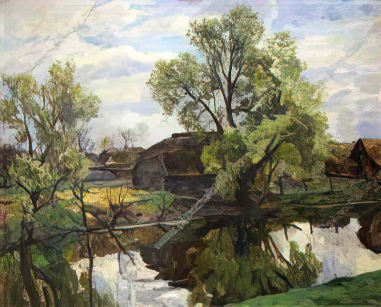 Pyotr Konchalovsky pond 1928 Art A4 Photo Print