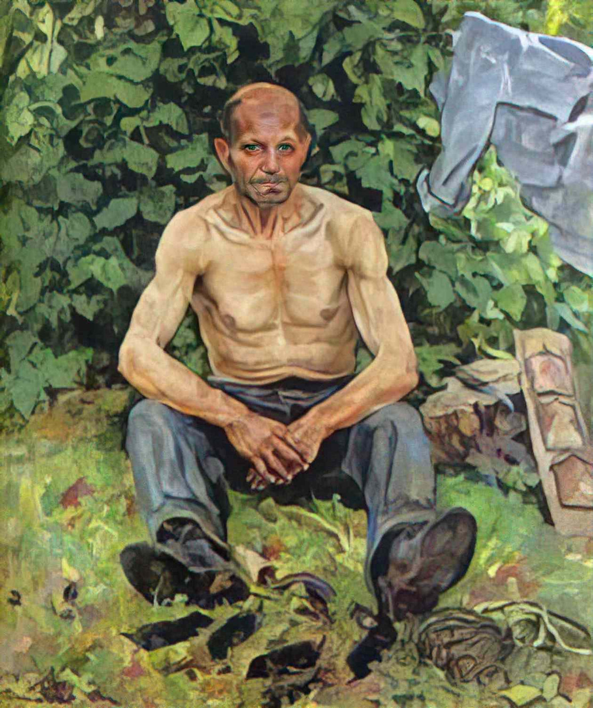 Pyotr Konchalovsky portrait of mole catcher fedor petrovich 1938 Art A4 Photo Print