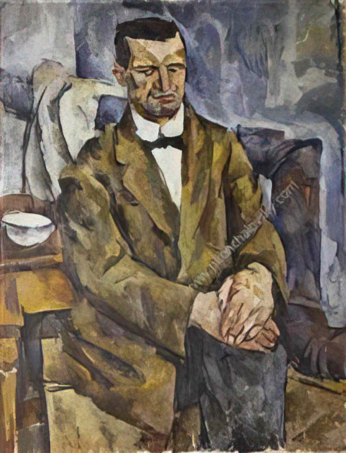Pyotr Konchalovsky portrait of the sculptor p bromirsky 1919 Art A4 Photo Print