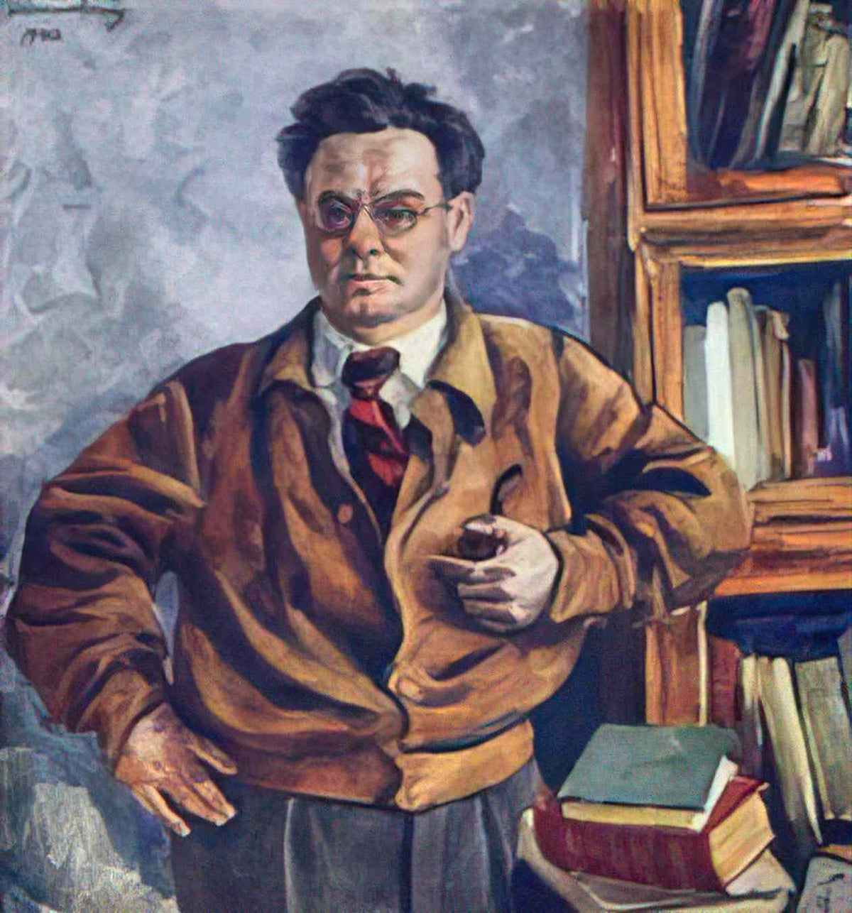 Pyotr Konchalovsky portrait of v v ivanov 1941 Art A4 Photo Print