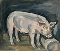 Pyotr Konchalovsky raul pig 1930 Art A4 Photo Print