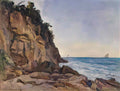 Pyotr Konchalovsky rocks and sails 1924 Art A4 Photo Print