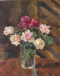 Pyotr Konchalovsky roses in a glass Art A4 Photo Print