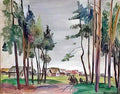 Pyotr Konchalovsky rural landscape 1931 Art A4 Photo Print