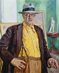 Pyotr Konchalovsky self portrait in yellow shirt 1943 Art A4 Photo Print