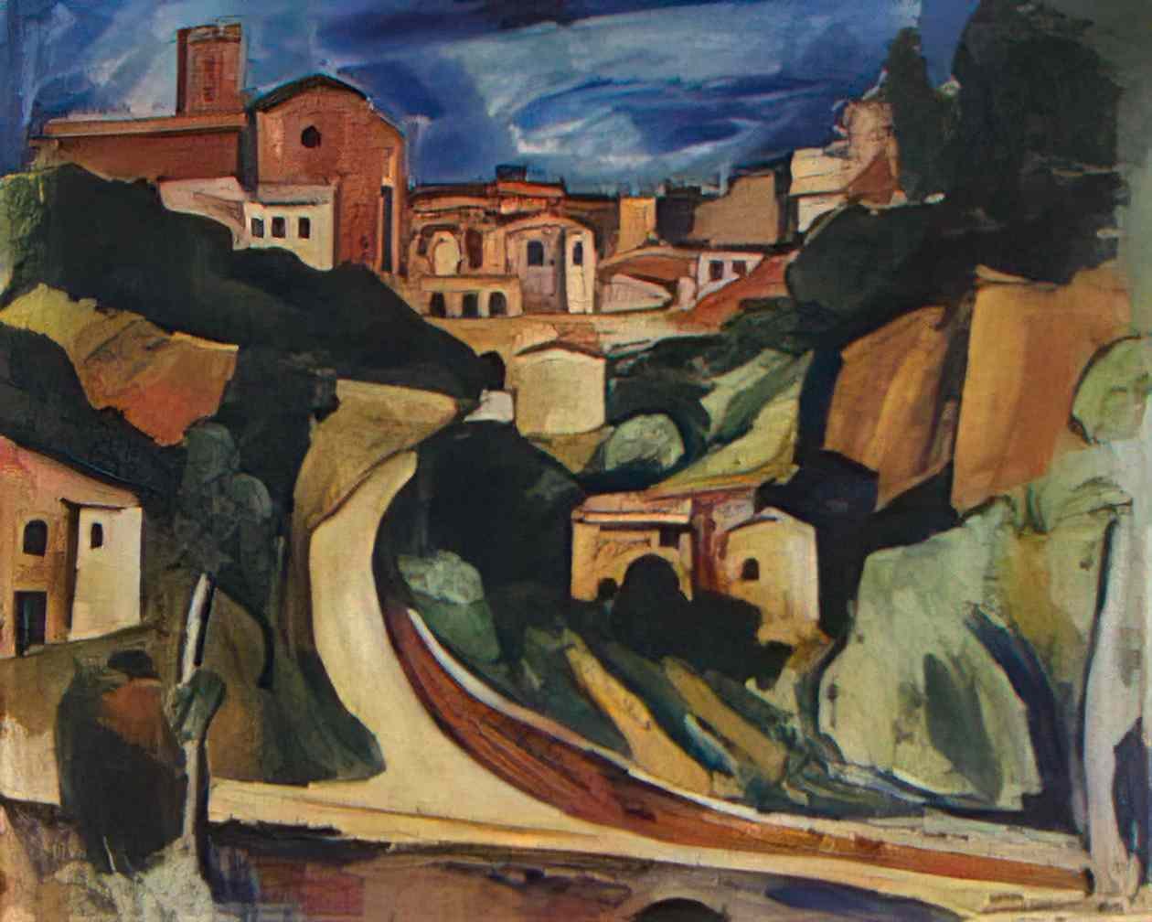 Pyotr Konchalovsky siena 1912 Art A4 Photo Print