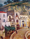 Pyotr Konchalovsky sorrento grave of sylvester shchedrin 1924 Art A4 Photo Print