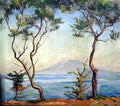 Pyotr Konchalovsky sorrento mount vesuvius two olive trees 1924 Art A4 Photo Print