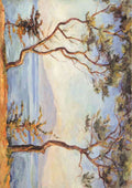 Pyotr Konchalovsky sorrento mount vesuvius two olive trees A4 Photo Print