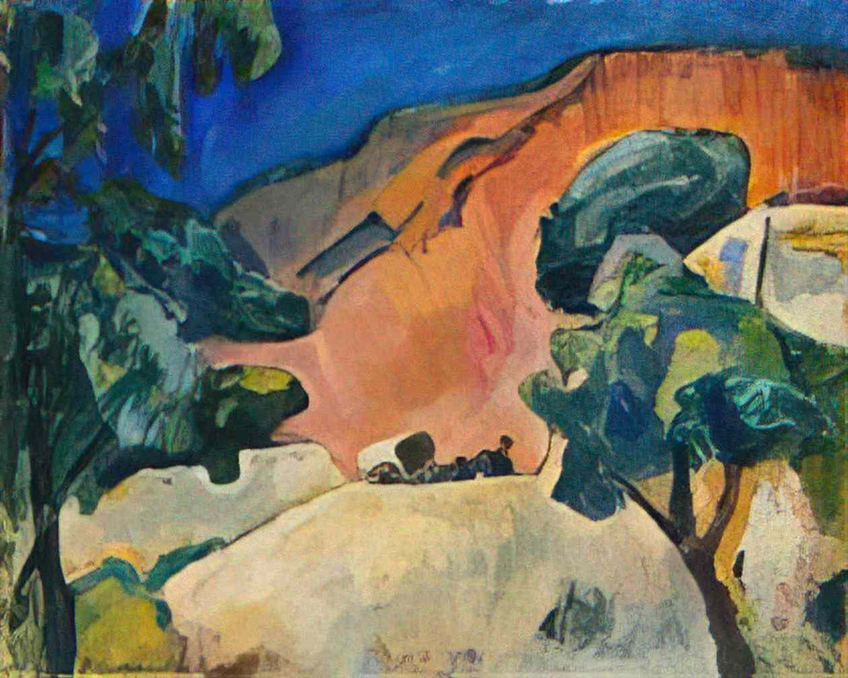 Pyotr Konchalovsky spanish landscape 1910 Art A4 Photo Print