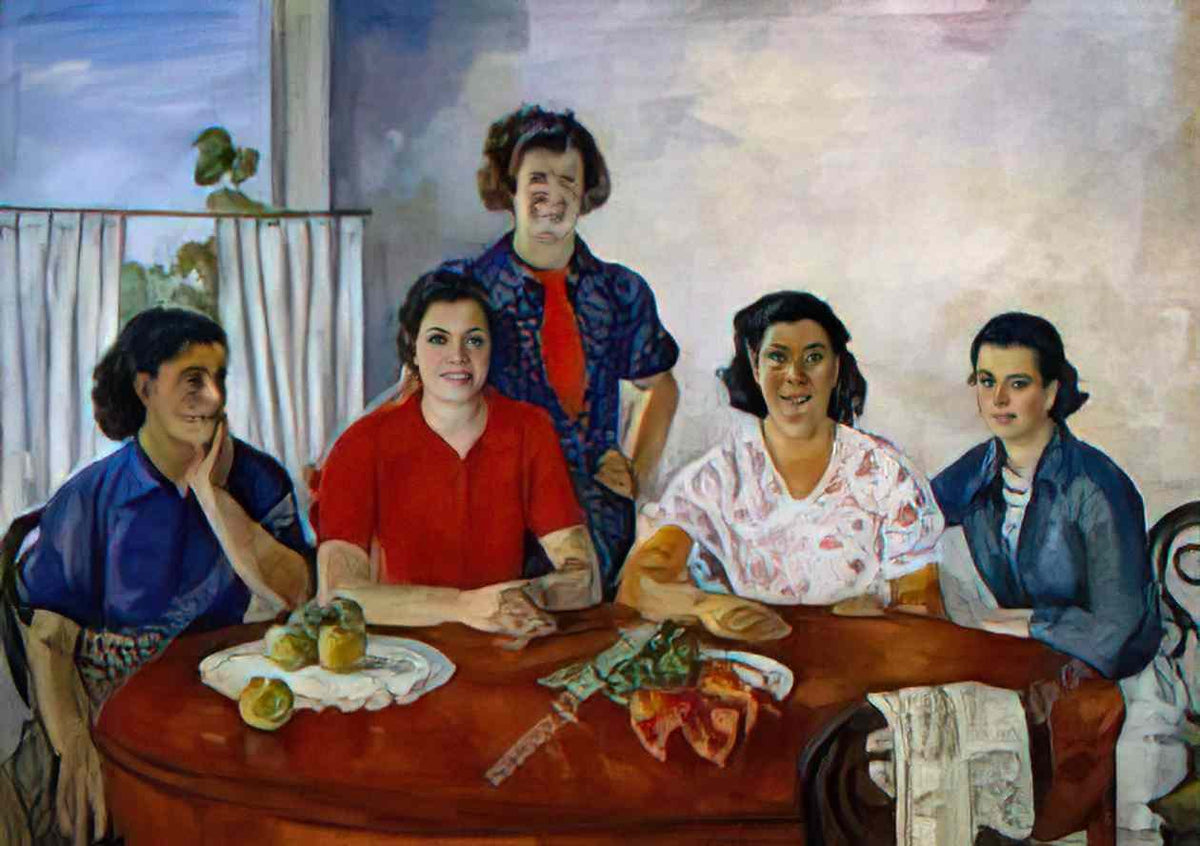 Pyotr Konchalovsky spanish women 1937 Art A4 Photo Print