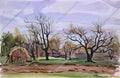 Pyotr Konchalovsky spring state farm mounds 1932 Art A4 Photo Print