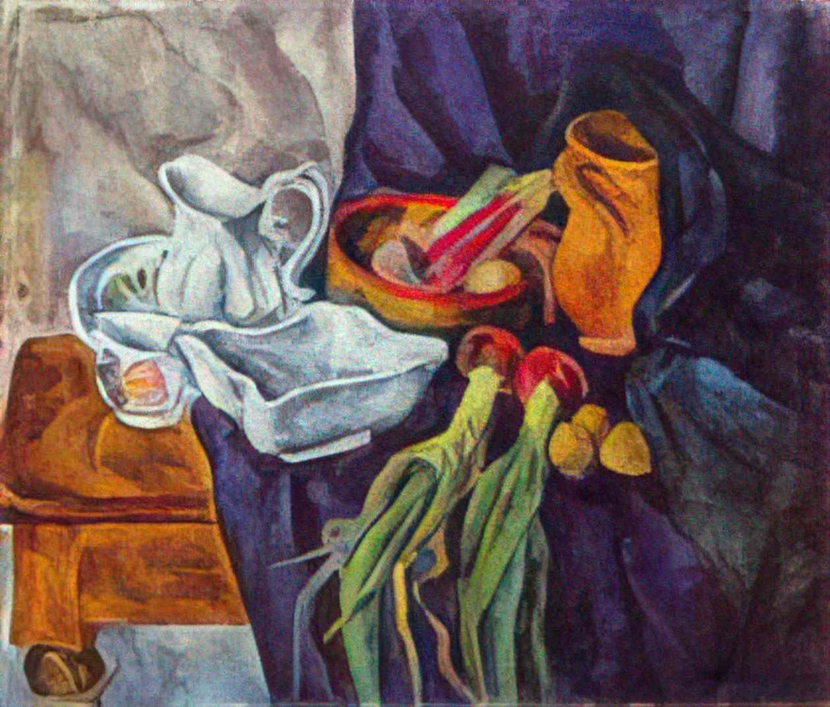 Pyotr Konchalovsky still life 1920 Art A4 Photo Print