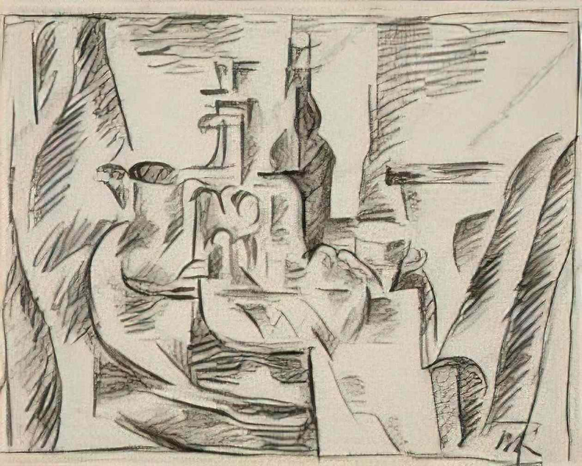 Pyotr Konchalovsky still life crystal 1916 Art A4 Photo Print
