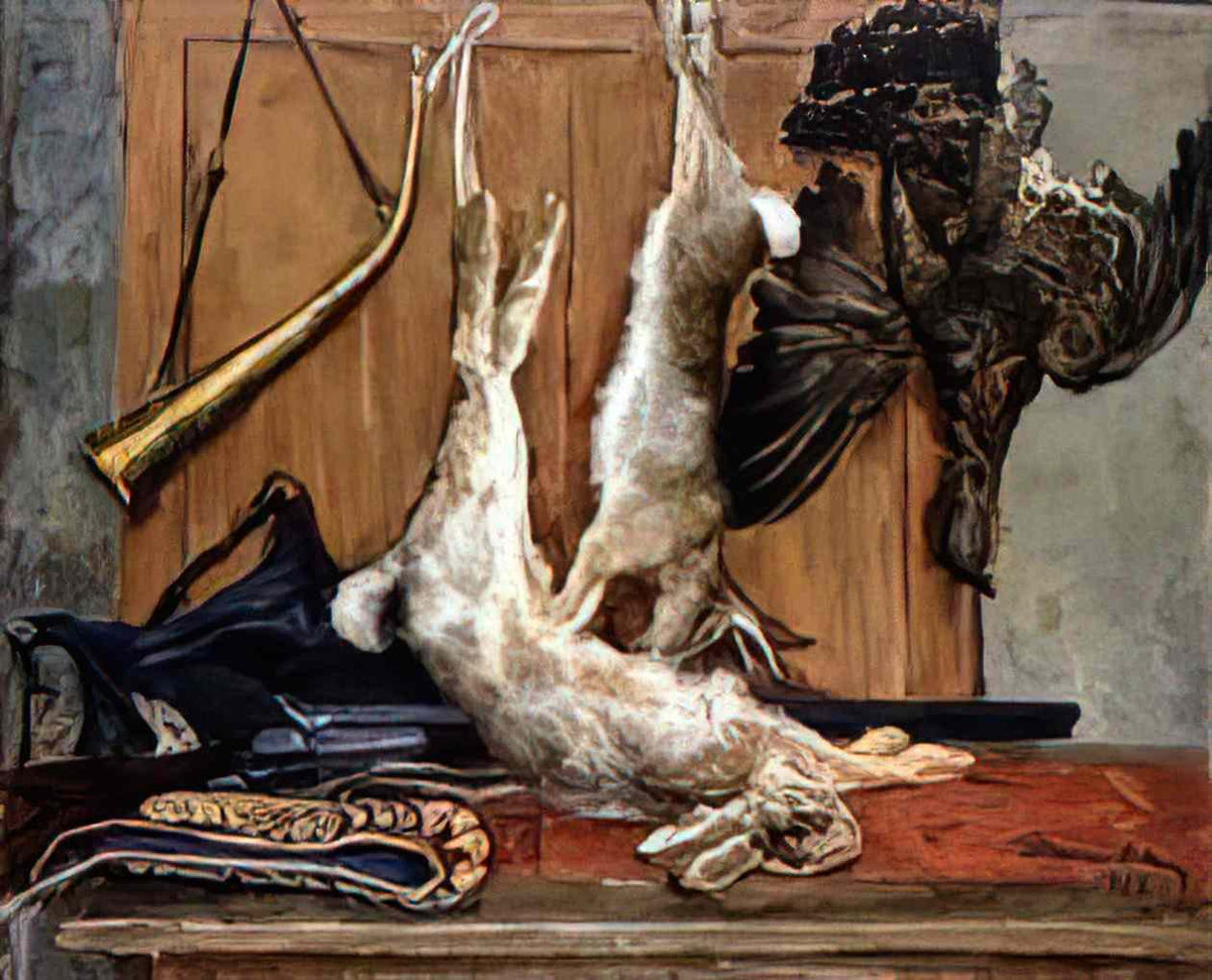 Pyotr Konchalovsky still life hares and grouse 1951 Art A4 Photo Print