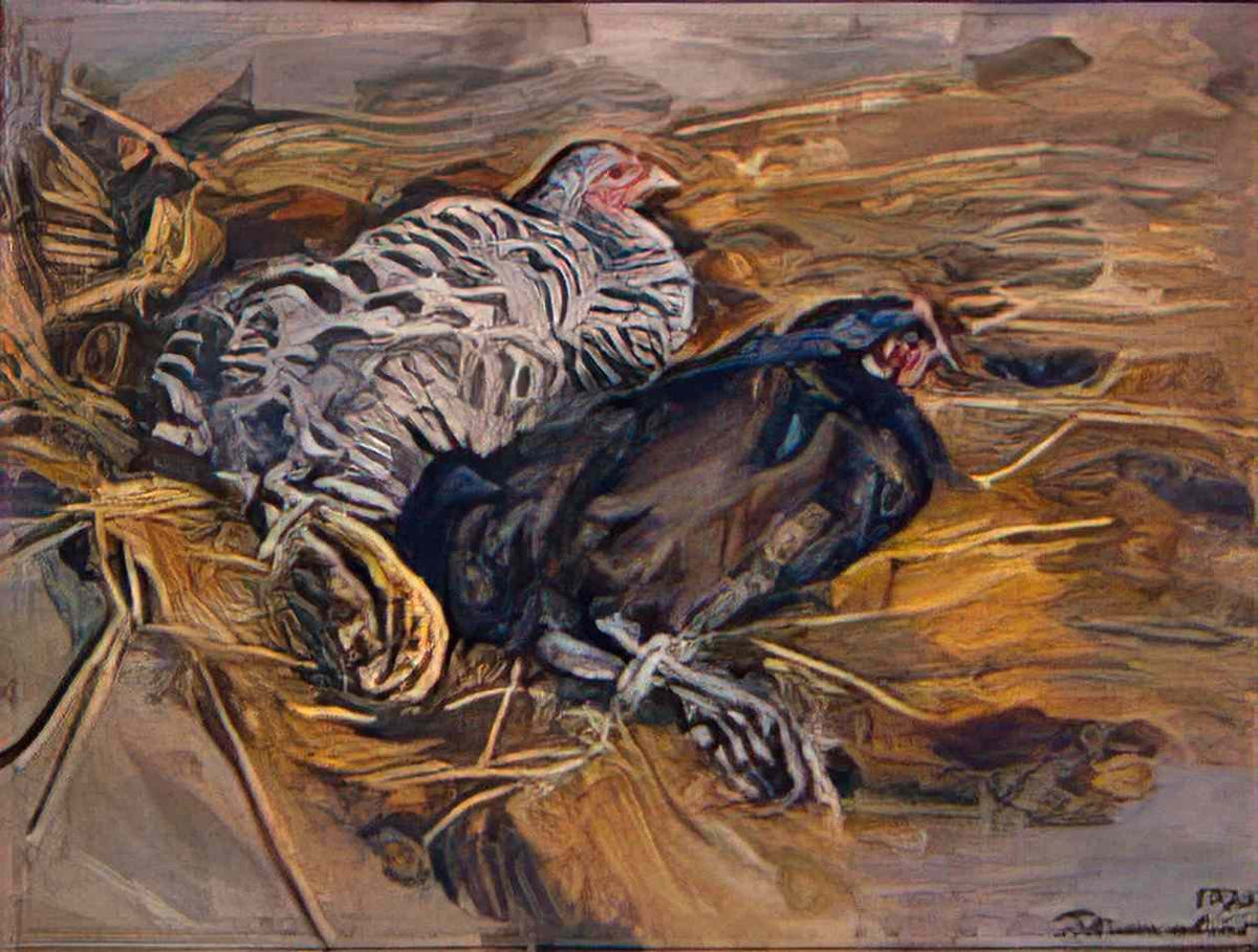 Pyotr Konchalovsky still life hens 1930 Art A4 Photo Print