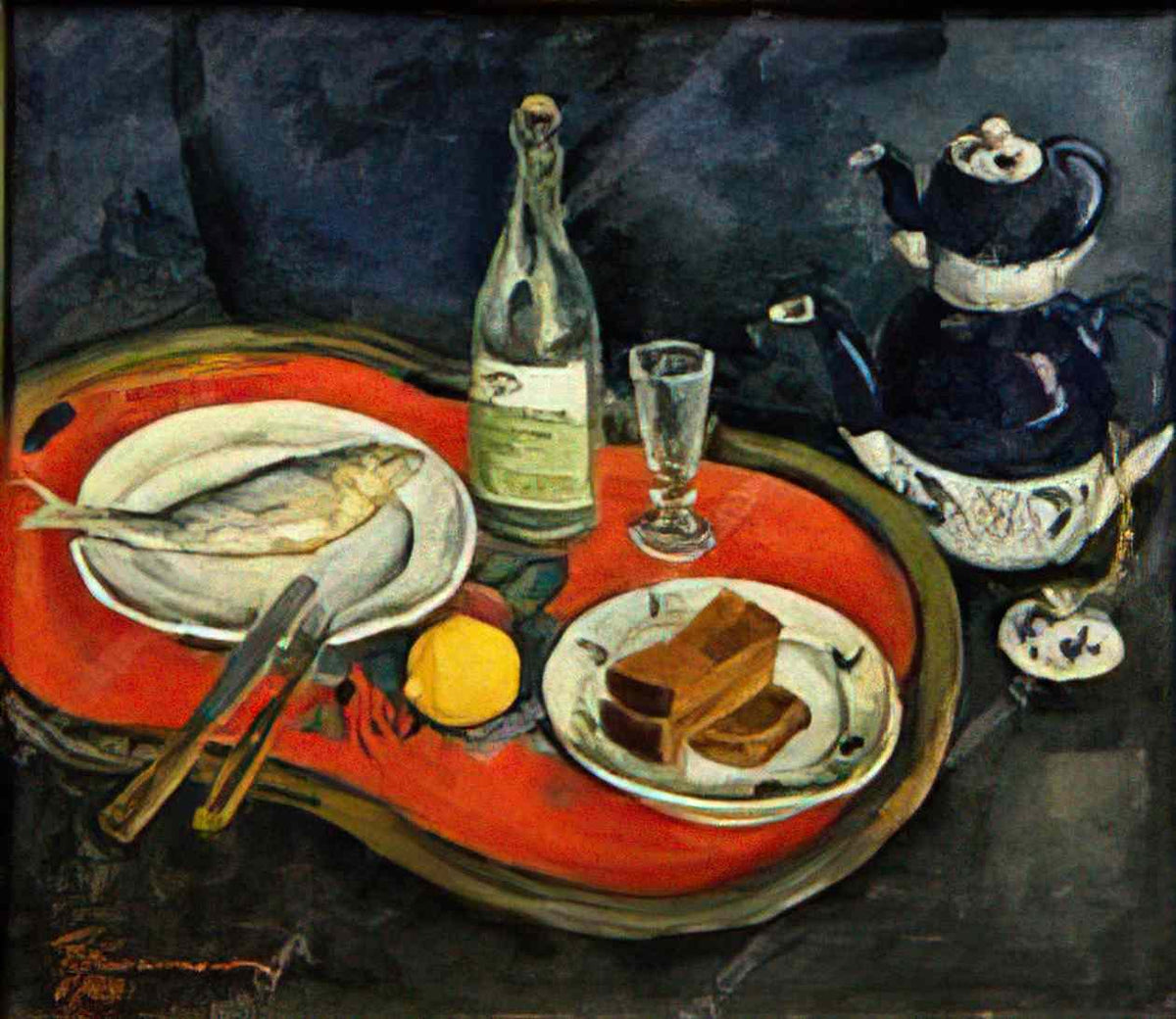 Pyotr Konchalovsky still life it s time for tea 1946 Art A4 Photo Print