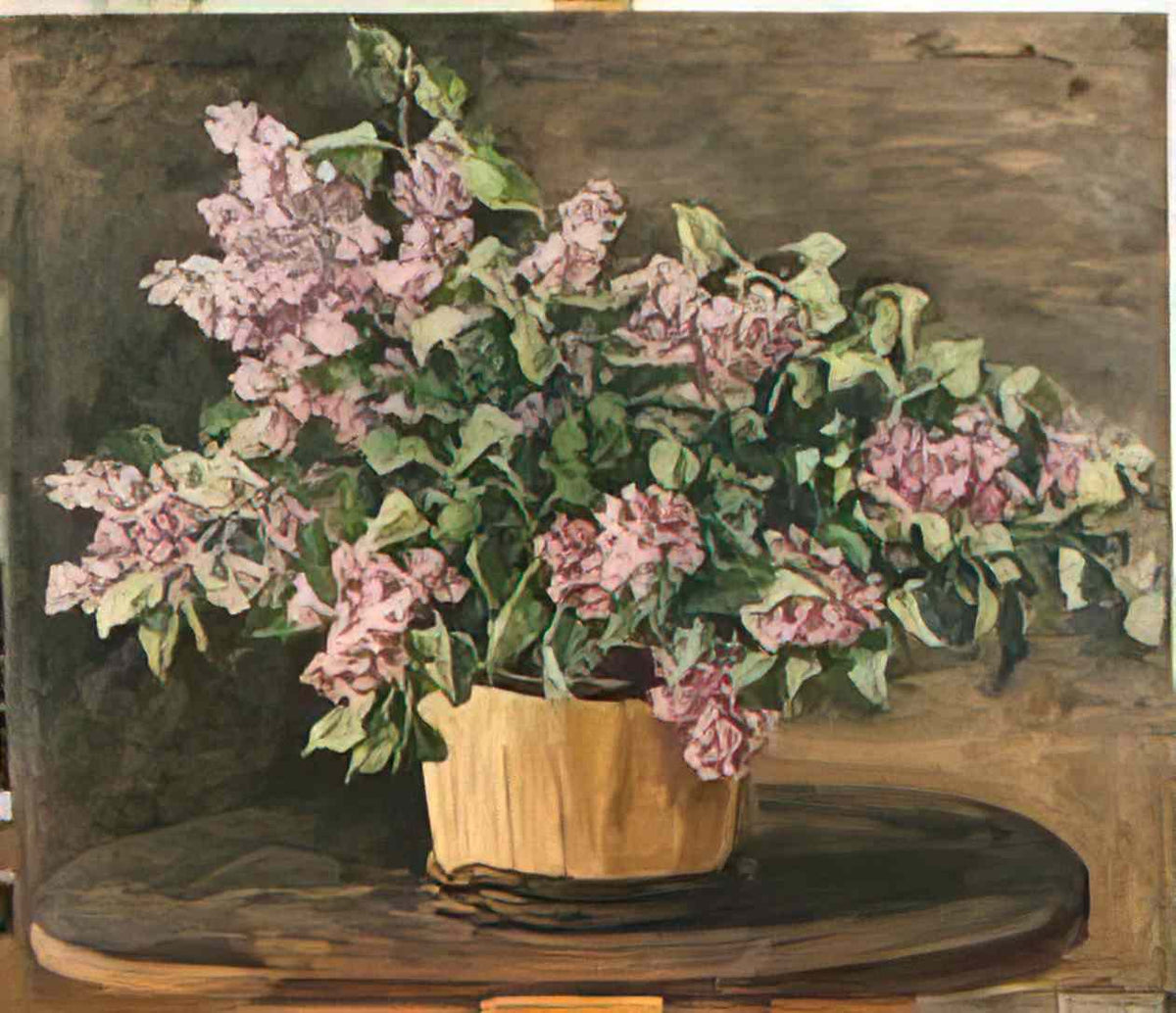 Pyotr Konchalovsky still life lilacs in a tub 1941 Art A4 Photo Print