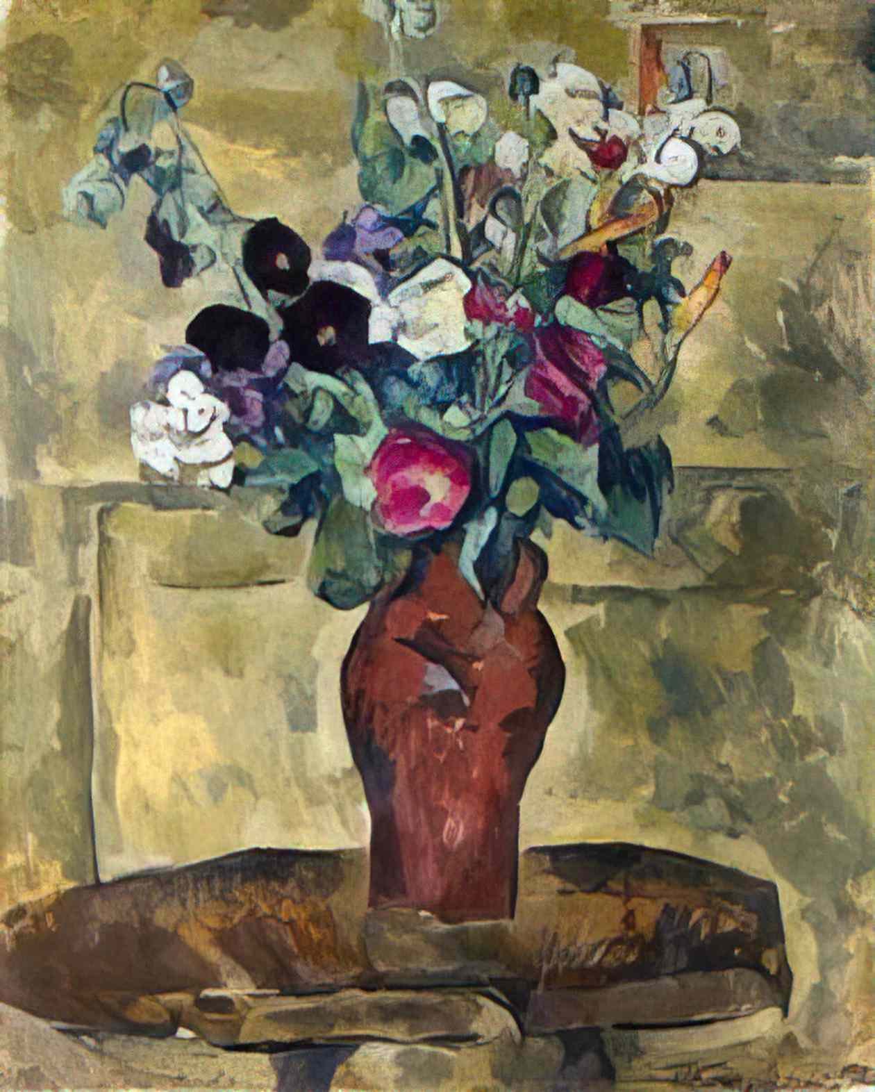 Pyotr Konchalovsky still life malwa 1921 Art A4 Photo Print