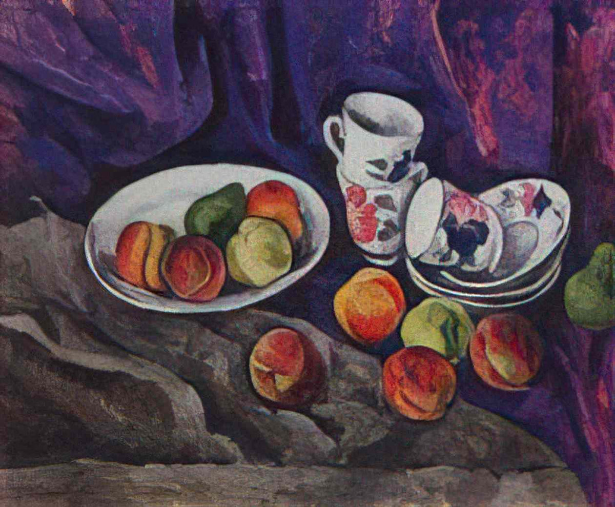 Pyotr Konchalovsky still life peaches 1916 Art A4 Photo Print