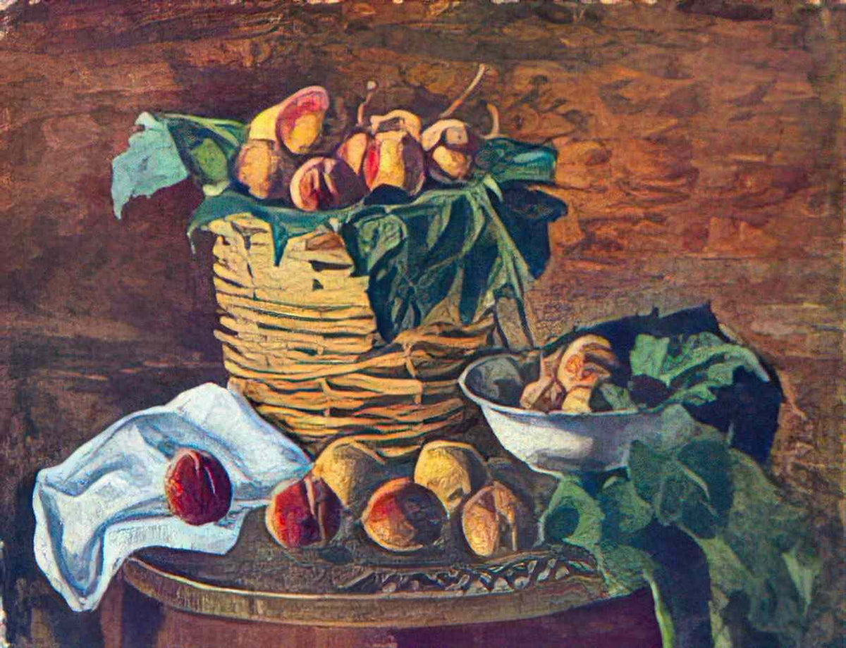Pyotr Konchalovsky still life peaches 1935 Art A4 Photo Print