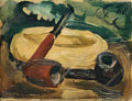 Pyotr Konchalovsky still life pipes 1931 Art A4 Photo Print