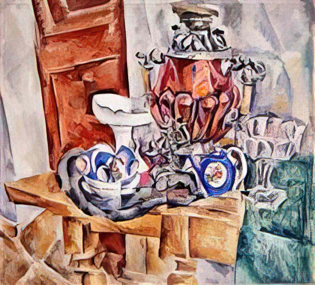 Pyotr Konchalovsky still life samovar 1917 Art A4 Photo Print