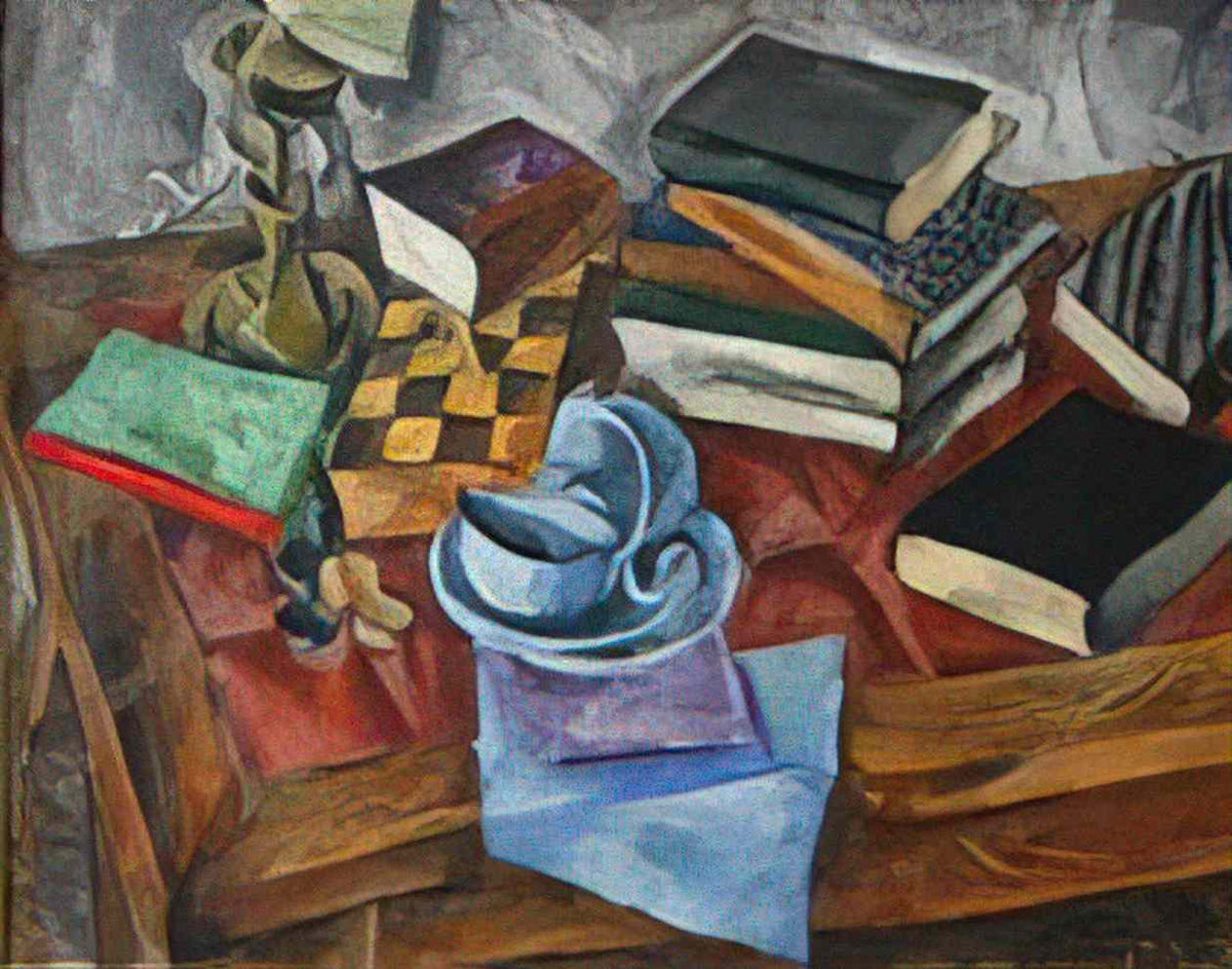 Pyotr Konchalovsky still life scales 1916 1 Art A4 Photo Print