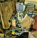 Pyotr Konchalovsky still life the palette and paint 1912 Art A4 Photo Print