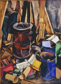 Pyotr Konchalovsky still life the stove 1912 Art A4 Photo Print