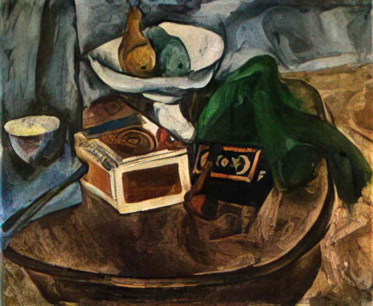 Pyotr Konchalovsky still life with a pipe 1919 Art A4 Photo Print