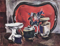 Pyotr Konchalovsky still life with a red tray 1910 Art A4 Photo Print