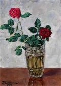 Pyotr Konchalovsky still life with flowers 1955 Art A4 Photo Print