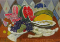 Pyotr Konchalovsky still life with fruits and watermelon 1929 Art A4 Photo Print
