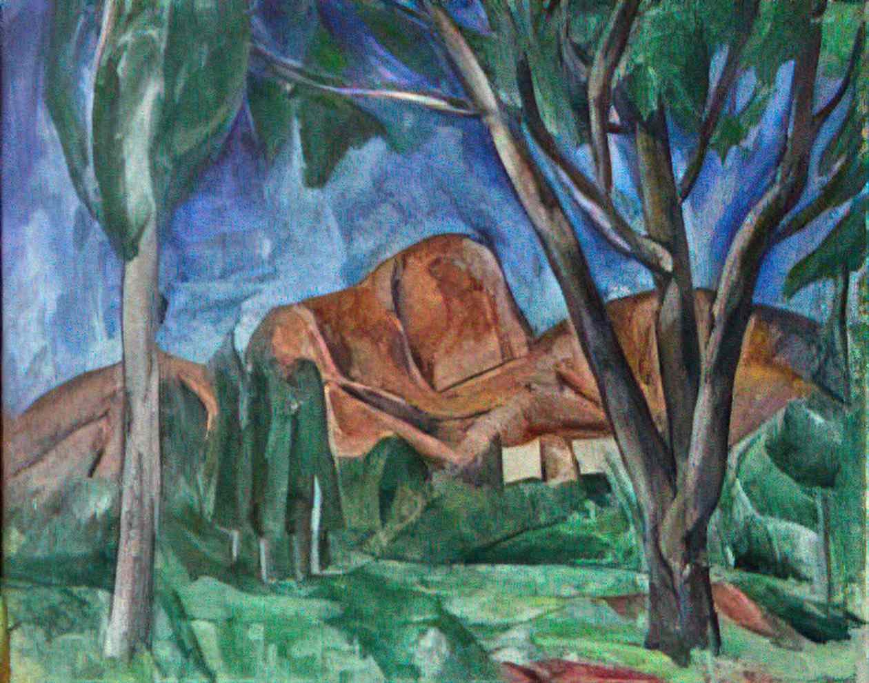 Pyotr Konchalovsky sudak the valley 1917 Art A4 Photo Print