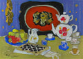 Pyotr Konchalovsky tea time 1939 Art A4 Photo Print