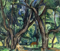 Pyotr Konchalovsky the boy in the park 1921 Art A4 Photo Print